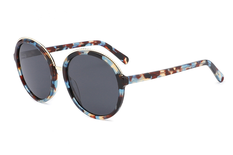 Acetate Metal Sunglasses-YD1042T