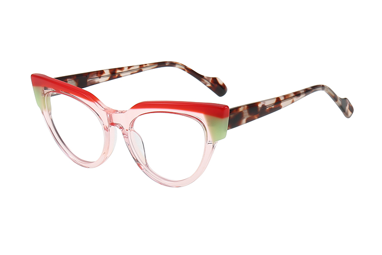Acetate Cat Eye Glasses Frames LM6038