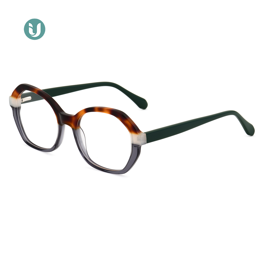 Wide Tortoise Frame Glasses Eyeglass