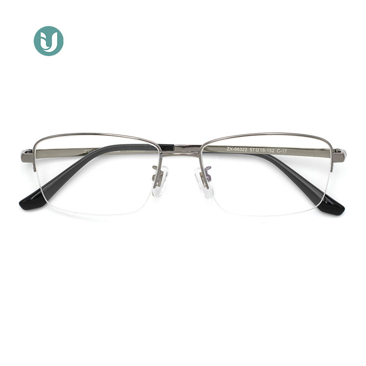 Titanium Half Frame Glasses