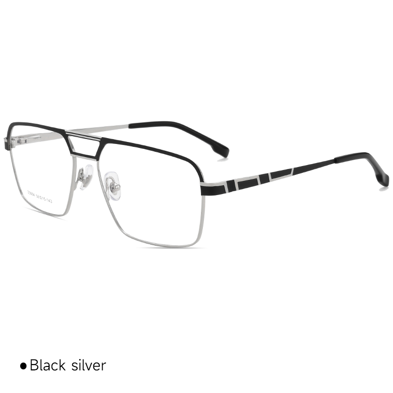 Semi Rimless Aviator Shaped Spectacles