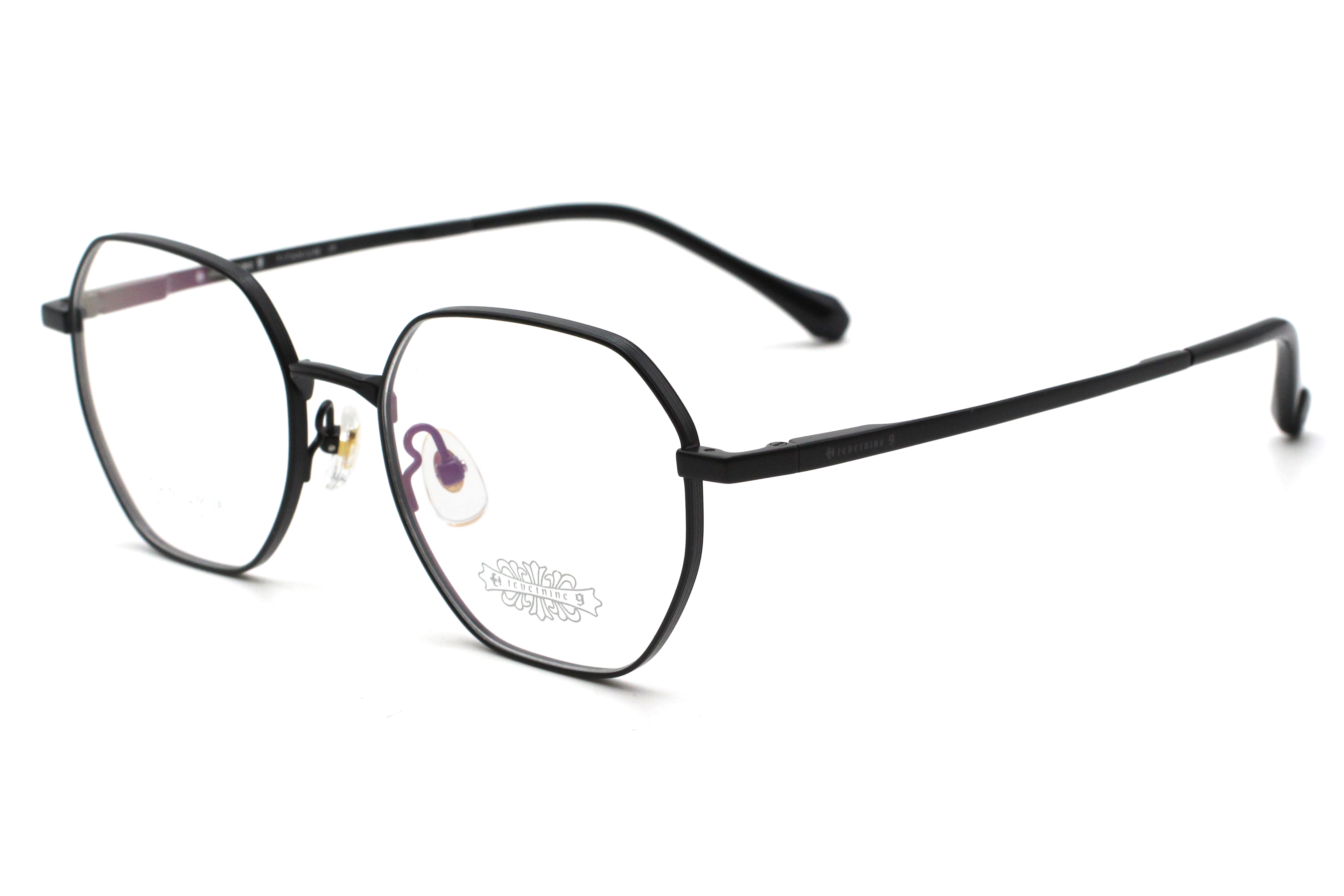 High End Matte Black Eyeglasses
