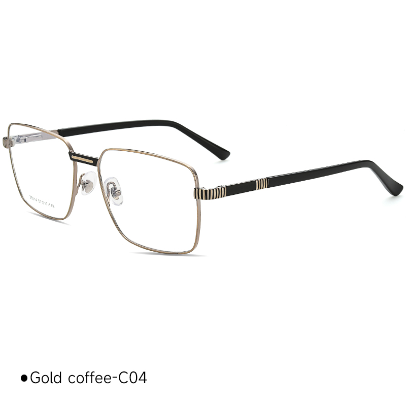 Square Metal Frame Glasses